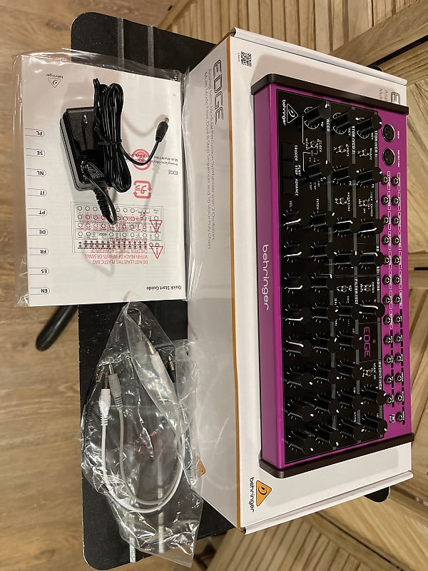 Behringer Edge Analog SemiModular Percussion Synthesizer Reverb
