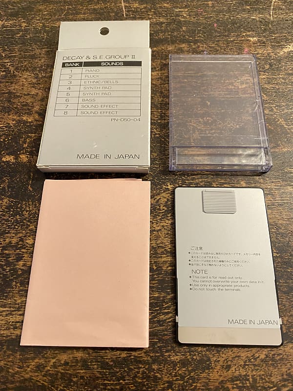 Roland ローランド PN-D50-04 Roland PN-D50-04 Patch Data Card for D-50 D-550 Synthesizer