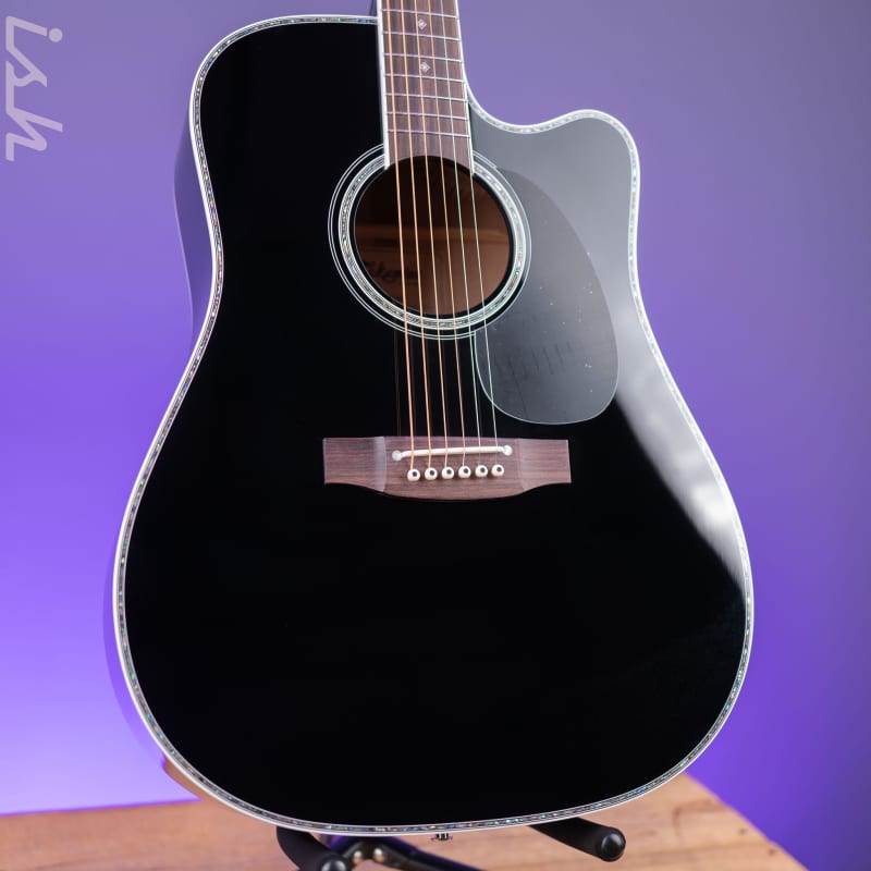 Photos - Guitar Takamine EF341DX Acoustic-Electric  Black Black Black new 