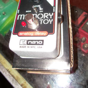 Electro-Harmonix Memory Toy Analog Delay Black and Red and Chrome image 1