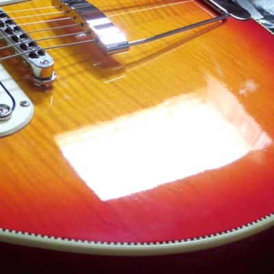 Kay Reissue Barely Used -Jimmy Reed Thin Twin Electric Guitar FREE $200 Case K161VCS-Cherry Sunburst image 4