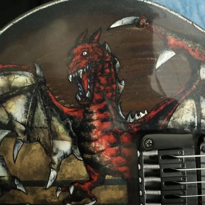 Moya Dragons 7 String custom boutique handmade guitar  2018 image 6
