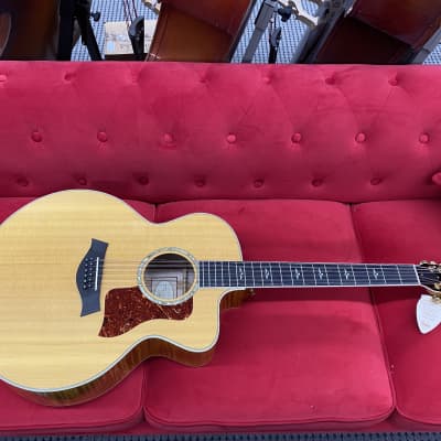 Taylor 655ce 12-String Acoustic Guitar 2003 Natural with Case With Repaired Cracks In Top. image 1