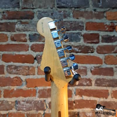 Fender USA Stratocaster w/ Aged Tweed HSC (2002 - Heavy Relic Sapphire) image 13