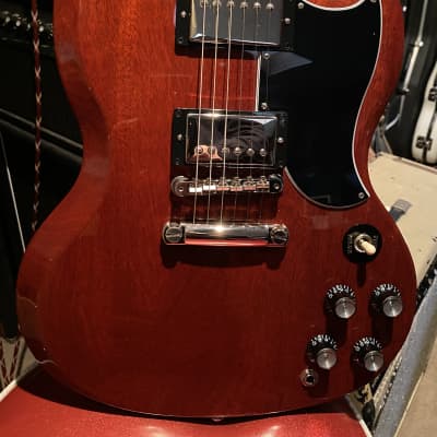 Gibson SG '61 Reissue 2022-Nitro Vintage Cherry, Burstbuckers, Plek'd, As~New with Gibson HSC.  Totally Fab! for sale