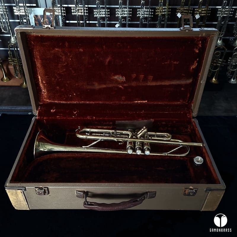 F.E.Olds Mendez trumpet, case, mouthpiece GAMONBRASS