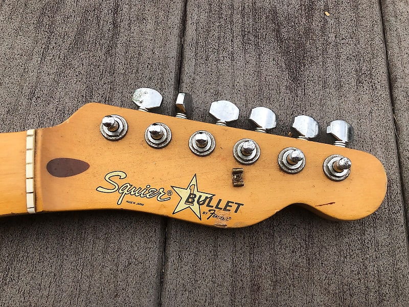 ‘84 Fender Squier Bullet Neck Loaded w/ Tuners Tele Japan Reverb