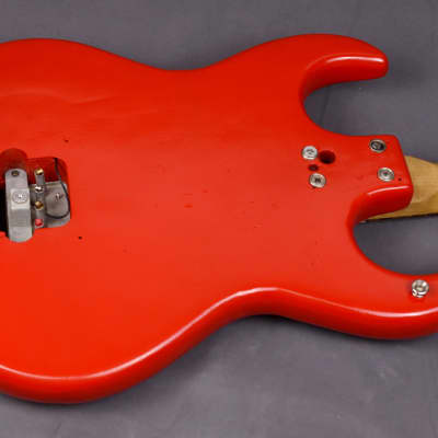 1960s Vintage Burns Baldwin Baby Bison Bass Red Made in England image 14