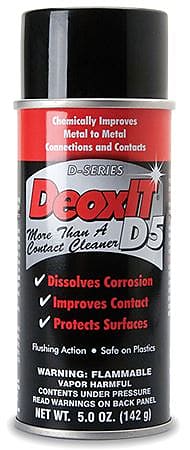 Hosa D5S-6 Deoxit Contact Cleaner 5% Spray image 1