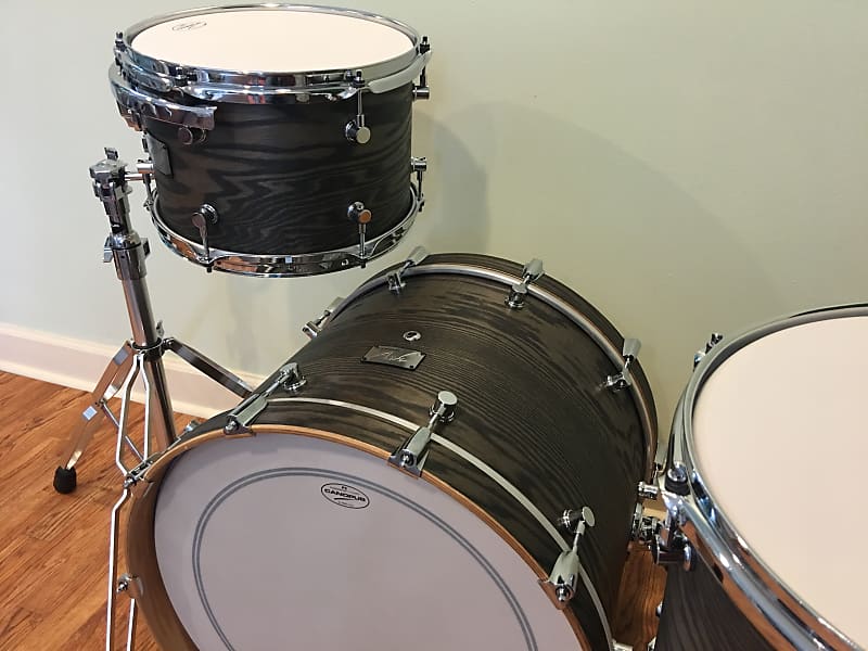 CANOPUS ASH SERIES STUDIO DRUM SET- BLACKISH ASH OIL