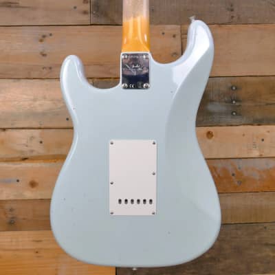 Fender Custom Shop '63 Reissue Stratocaster Journeyman Relic - Super Faded Aged Sonic Blue - Weight 7lbs 15oz! image 4