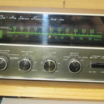 JVC VR-5511 Japan Made Stereo Receiver w Mag Phono in & Wood Case - Ready For Power Amp - Preamp out image 5