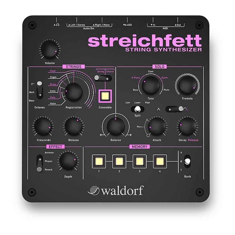 Waldorf Streichfett Polyphonic String Synthesizer image 1