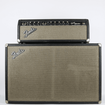 Fender Black Panel Bandmaster 40-Watt 2-Channel 2x12" Piggyback Guitar Amp 1963 - 1967