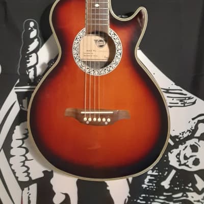 Pignose PGA-100 Sunburst Acoustic Electric Thinline w/case by Guitars For Vets for sale