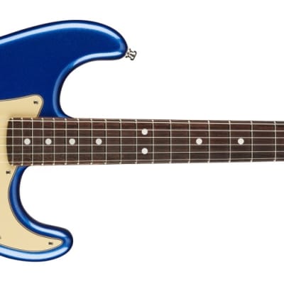 Fender American Ultra Stratocaster HSS Electric Guitar, Rosewood FB, Cobra Blue image 2