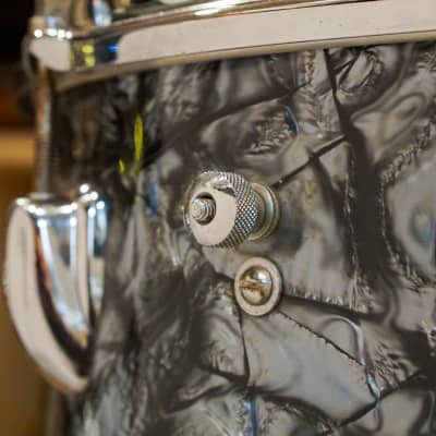 Slingerland 12/14/20" Drum Set - 1960s Black Diamond Pearl image 11