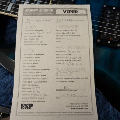 ESP USA Viper | Reverb