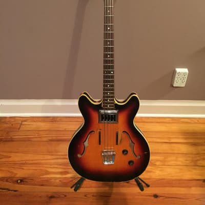 Guild Starfire Bass Guitar 1966 Bi-Sonic pup image 1