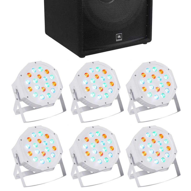 (2) JBL JRX215 1000w 15 2-Way DJ P/A Altavoces + (2) subwoofers Pro Subs  de 18 1400w