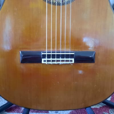 "War and Peace" Yairi 5036 / CY130 Conquistador Classical Guitar Hand-Signed and Dated by K Yairi 1970 image 5