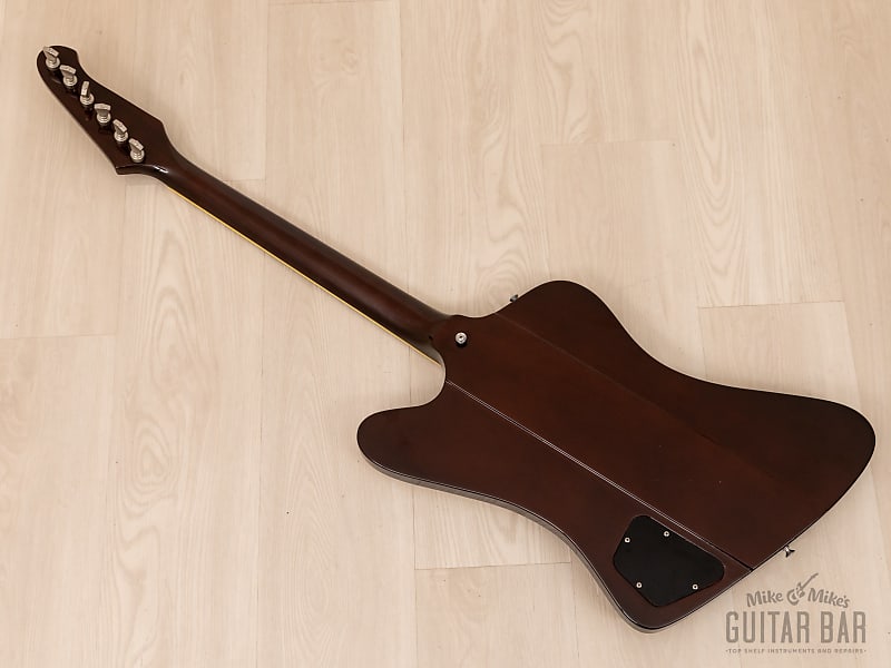 1980s Burny Firebird V Vintage Electric Guitar w/ Banjo | Reverb