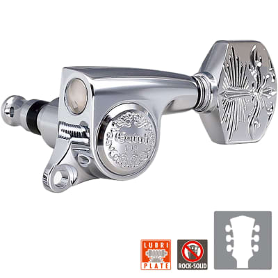 GOTOH SGS510Z-A20LX Luxury Mode L3+R3 3x3 Engraved Tuners | Reverb