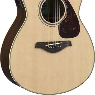 Yamaha FSX830C Concert Cutaway Acoustic Electric Guitar  - Natural image 1