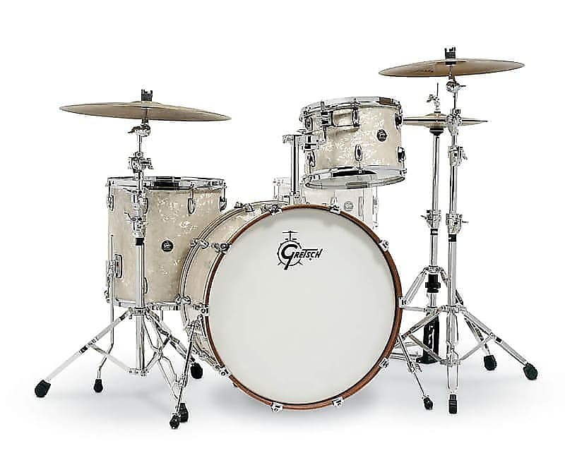 Gretsch RN2-R643-VP 13/16/24 Renown Series Drum Kit Set in Vintage Pearl image 1