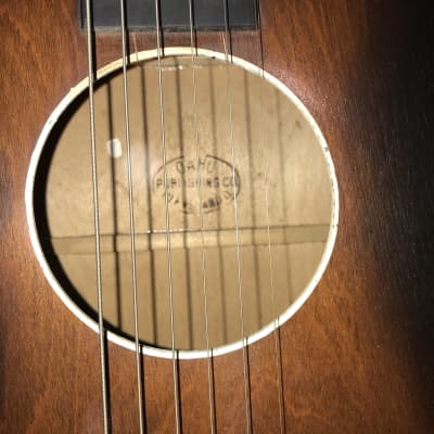 Oahu Hawaiian square neck Guitar 1930’s Sunburst image 8