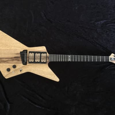 😁SUPERSATURDAY SALE!  Explorer Custom Guitar Black Diamond Jericho Hand Crafted Prototype image 3