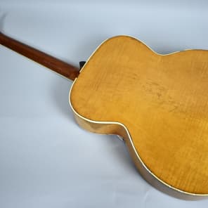 Vega  C-56 Original Vintage Blond Archtop Hollowbody Acoustic Guitar 1940s Blond image 7
