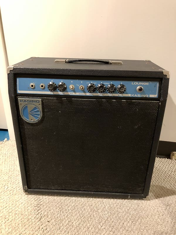 Kustom Kasino Lounge Amp, 1970s Black/Blue Reverb