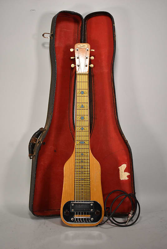 Immagine 1951 Supro Spectator 1414 Lap Steel Electric Guitar w/SSC - 1