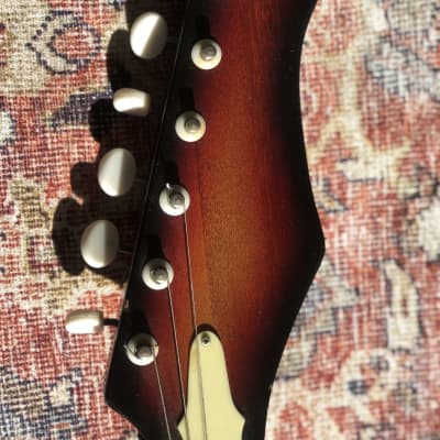 Rare Kimberly EJ-2 1960’s  Electric Guitar Cherryburst image 11