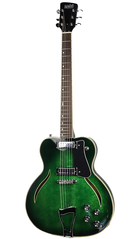 Eastwood MRG Series MESSENGER Spruce Top Mahogany Back & Sides Center Block 6-String Electric Guitar image 1