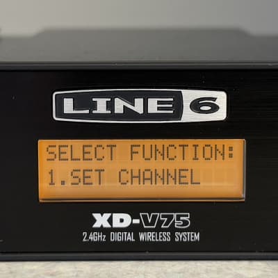 Line 6 XD-V75 Handheld Wireless Microphone 2010s - Black CIB Complete in Box image 3