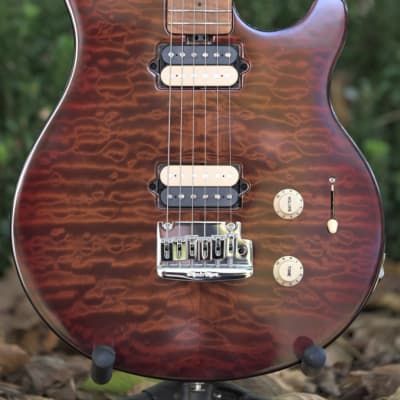 Music Man Axis Super Sport HHT - Roasted Amber Quilt for sale