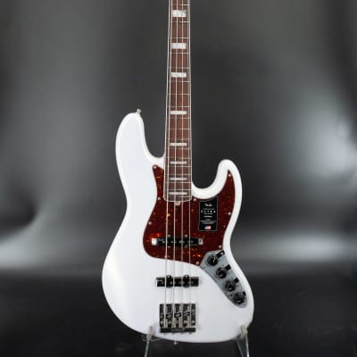 Fender American Ultra Jazz Bass - Rosewood Fingerboard - Arctic Pearl - Ser. US23095695 image 5