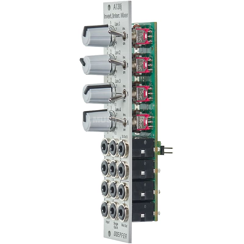 鍵盤楽器 Doepfer - A-138j Invert./Interr. Mixer Doepfer A-138j Inverting/Interrupting Mixer (Janus Mixer
