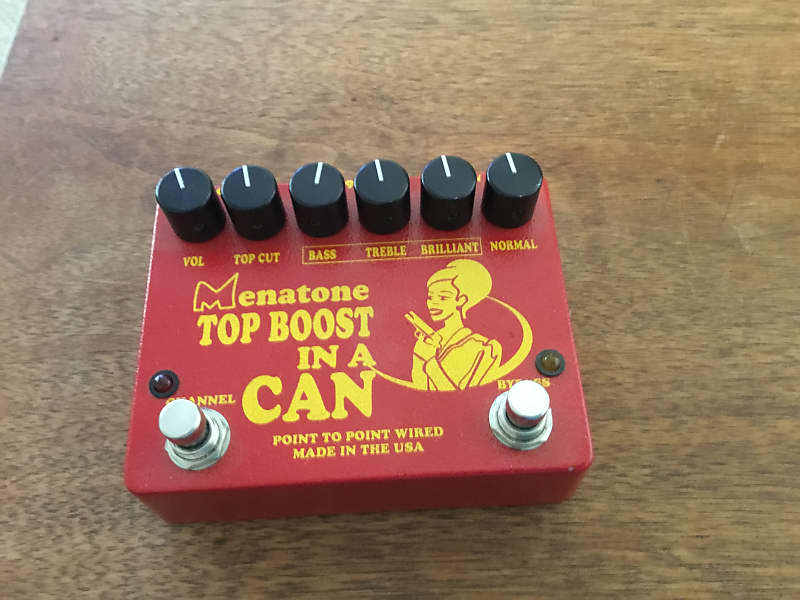 Menatone Top Boost in a Can 6 knob hand wired | Reverb