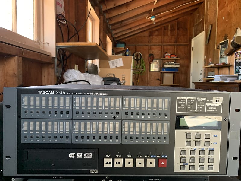 TASCAM X48 96K 48 Track Digital Audio Workstation Reverb