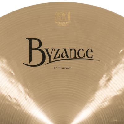 Meinl Byzance Traditional Thin Crash Cymbal 15 image 5