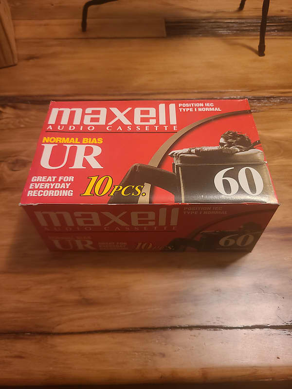 Maxell UR 60 minute cassette tape 10 PACK  			