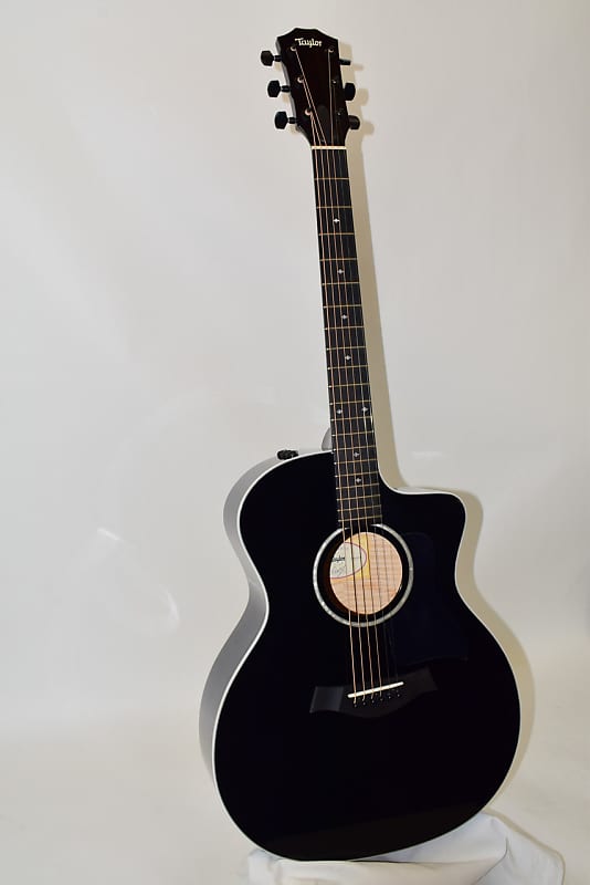 2021 Taylor 214ce Deluxe Acoustic Electric Guitar Black Reverb