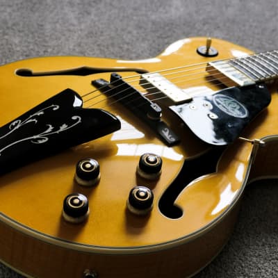Ibanez GB40THII-AA George Benson 40th Anniversary Signature Hollowbody Electric Guitar-Antique Amber image 3