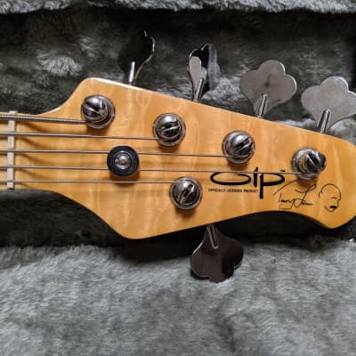 OLP Tony Levin Signature 5 String Bass Natural With HSC Video Demo image 3