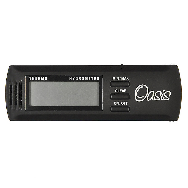 Oasis OH-2 Digital Hygrometer with Case and Clip image 1