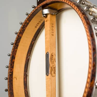 Fairbanks  Whyte Laydie # 7 5 String Banjo (1907), ser. #24019, original black hard shell case. image 12