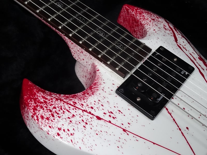 Washburn SI-60 Scott Ian Limited Run White/Blood Murder